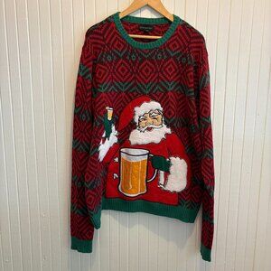 Santa Sweater w/ Beer Pocket